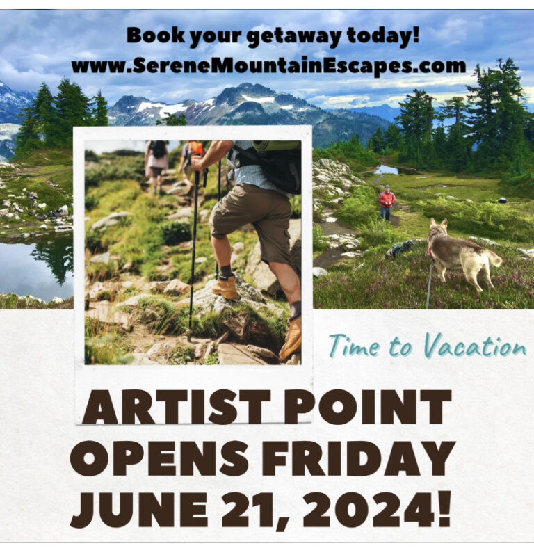 Artist Point Opens For The Season June 21st, 2024